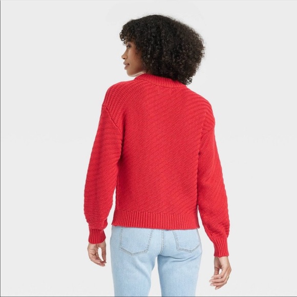 Universal Thread Sweaters Womens Crewneck Pullover Sweater Universal Thread Red Small Poshmark